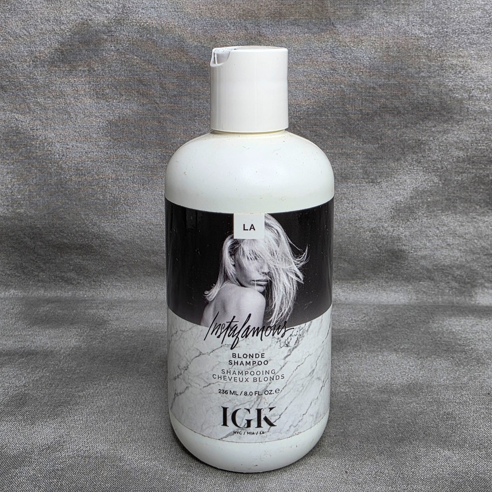 IGK Instafamous Blonde Shampoo 8 oz